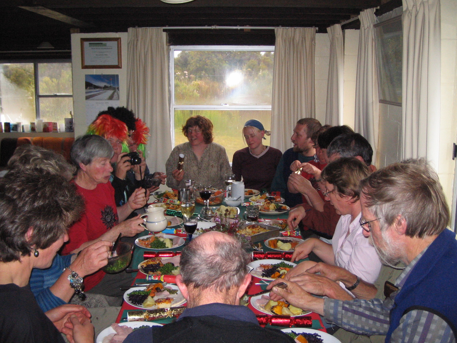 Christmas dinner at the Willsons