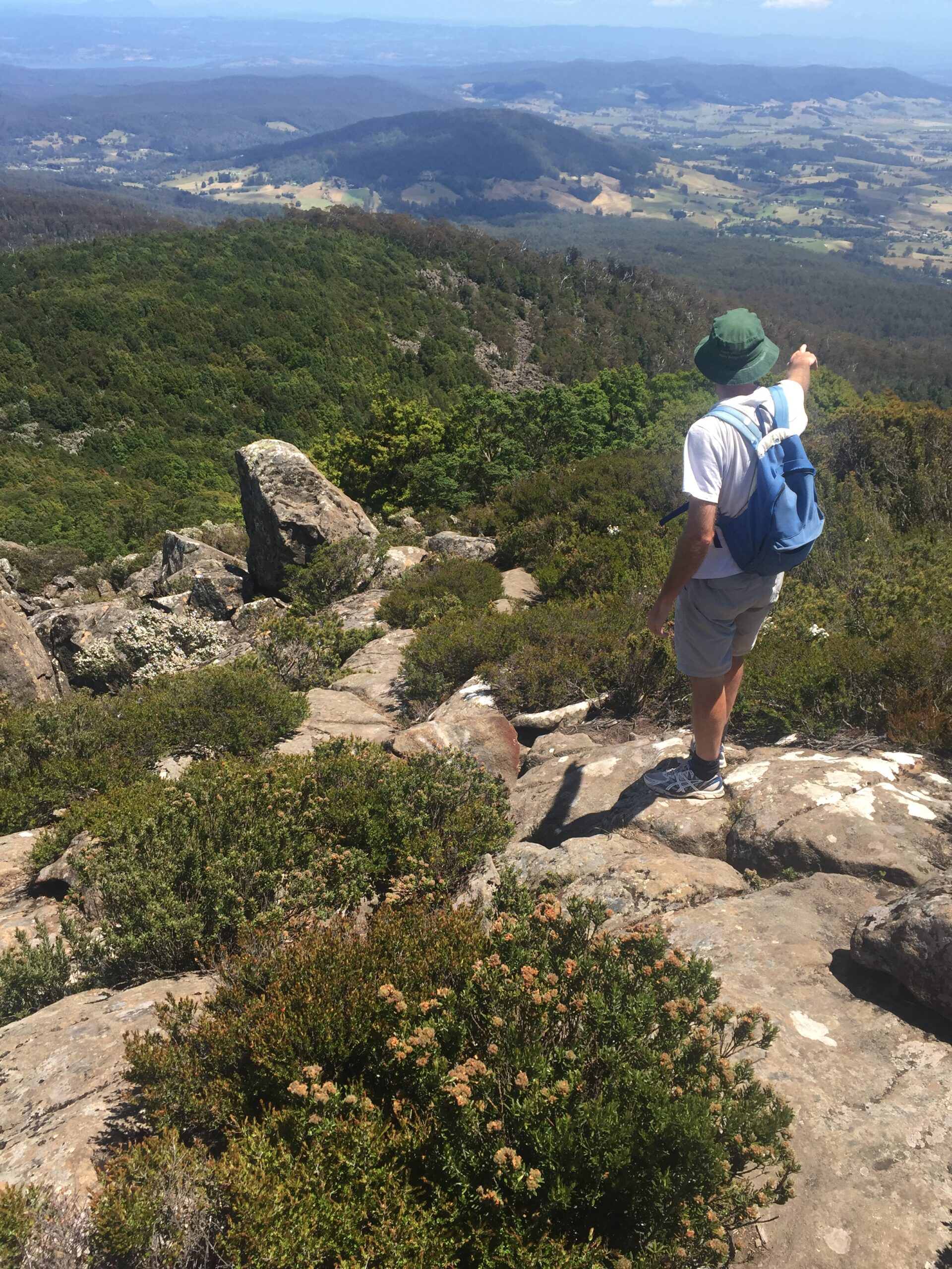 Enjoying the Mount Arthur views on a previous ascent. Photo Lynne Phair