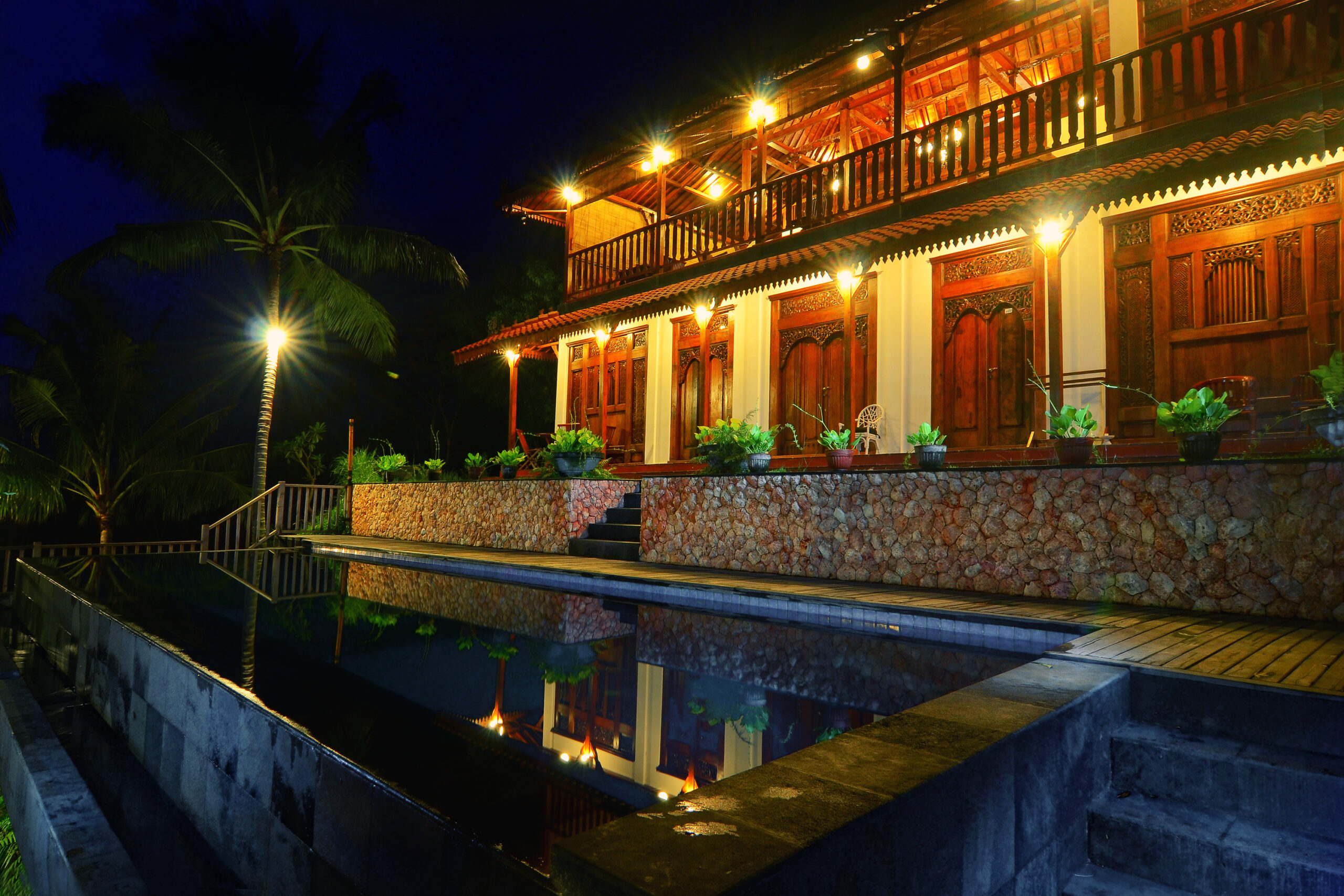 The Studio pool at night. Photo Nanang